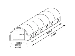 Best Sale Tunnelkas Ipomea 18M - L600 X L300 X H200 Cm Tuinkas