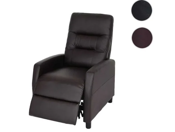 Sale Tv-Fauteuil Mcw-K52, Bruin Fauteuil Kunstleer