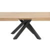 Flash Sale Uitschuifbare Eettafel 6 Tot 10 Plaatsen Van Mdf En Hevea - Naturel En Zwart - Catonav Eettafel