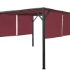 Clearance Vervangen Overkapping Voor Pergola Beja, Bordeaux-Rood Prieel, Pergola, Gazebo En Kiosk