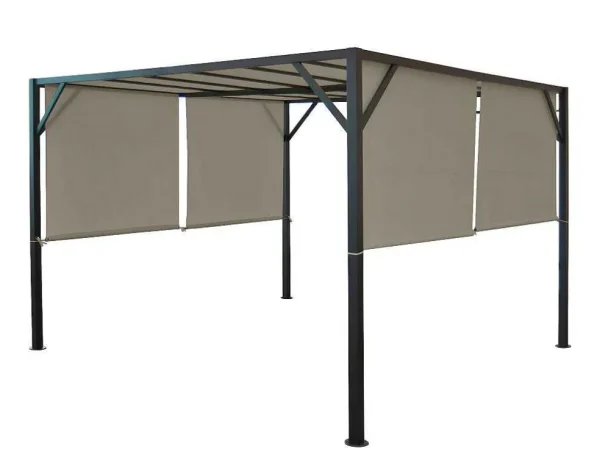 Flash Sale Vervangen Overkapping Voor Pergola Beja, Taupe Prieel, Pergola, Gazebo En Kiosk