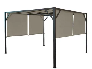 Sale Vervangen Overkapping Voor Pergola Beja, Taupe Prieel, Pergola, Gazebo En Kiosk