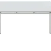 Hot Vierkante Vergadertafel - 4 Personen - Wit - L120 Cm - Downtown Kantoormeubilair