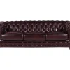 Cheap Vierzits Chesterfieldbank Brenton 100% Buffelleer - Cherry Chesterfield Zitbank