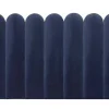 Best Sale Wandpaneel Voor Hoofdeinde Japi - 210 Cm - Fluweel - Blauw - Van Hoofdeinde En Brugkast