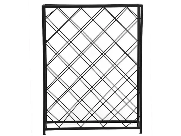 Best Sale Wijnfleshouder Voor 32 Flessen - L55 X H71 Cm - Metaal - Zwart - Bolinar Opbergaccessoire