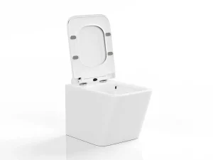 Shop Witte Hang-Wc Van Keramiek Zonder Rand - Clemona Hangend Toilet