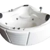 Cheap Witte Hottub 150 X 150 Cm Voor 2 Personen 6 Jets Anemoon Massagebad