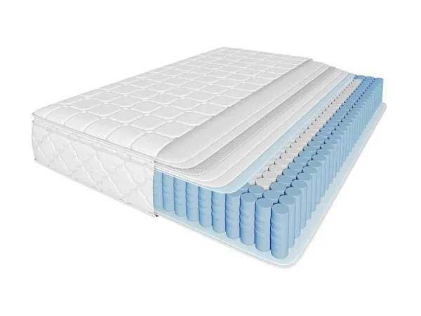 Clearance 90 X 200 Cm Matras Met 7-Zone Pocketveren En Hr-Foam, 25 Cm Dik - Merax Latex Matras